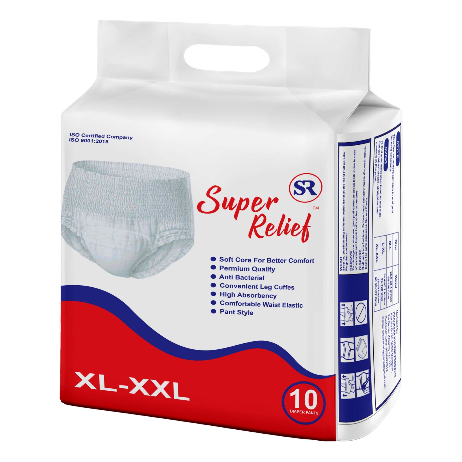 Super Relief Adult Diaper Pants XL-XXL
